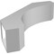 Ekena Millwork 5 1/2-in. W x 20-in. D x 20-in. H Legacy Architectural Grade PVC Knee Brace BRCP055X20X20LEC - alternate 5